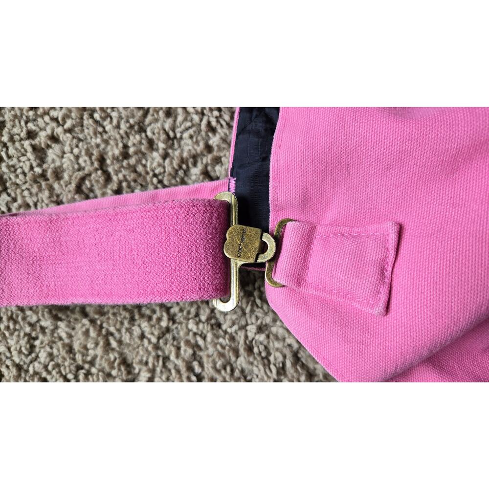 Carhartt Womens Pink Insulated Overalls Bib Utility Work Wear 8x32 - Picture 6 of 13